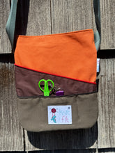 Load image into Gallery viewer, Small Orange Knit Fit Crossbody Bag