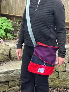 Green Knit Fit Crossbody Bag
