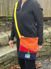 Load image into Gallery viewer, Orange Knit Fit Crossbody Bag