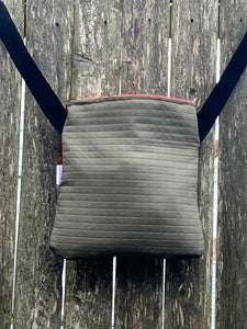 Red Knit Fit Crossbody Bag
