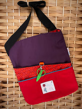 Load image into Gallery viewer, Purple Knit Fit Crossbody Bag